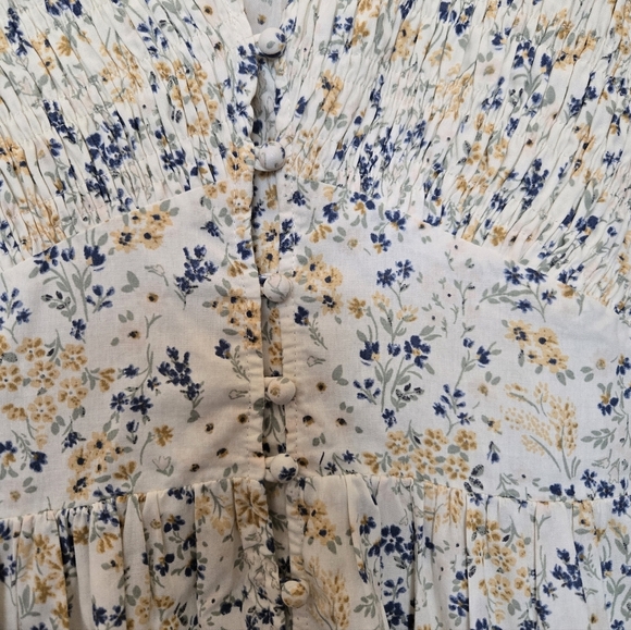 DRESS FORUM Floral Sleeveless Maxi Dress. Size S - Picture 5 of 10